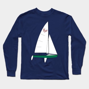 International 505 Sailboat - Green Long Sleeve T-Shirt